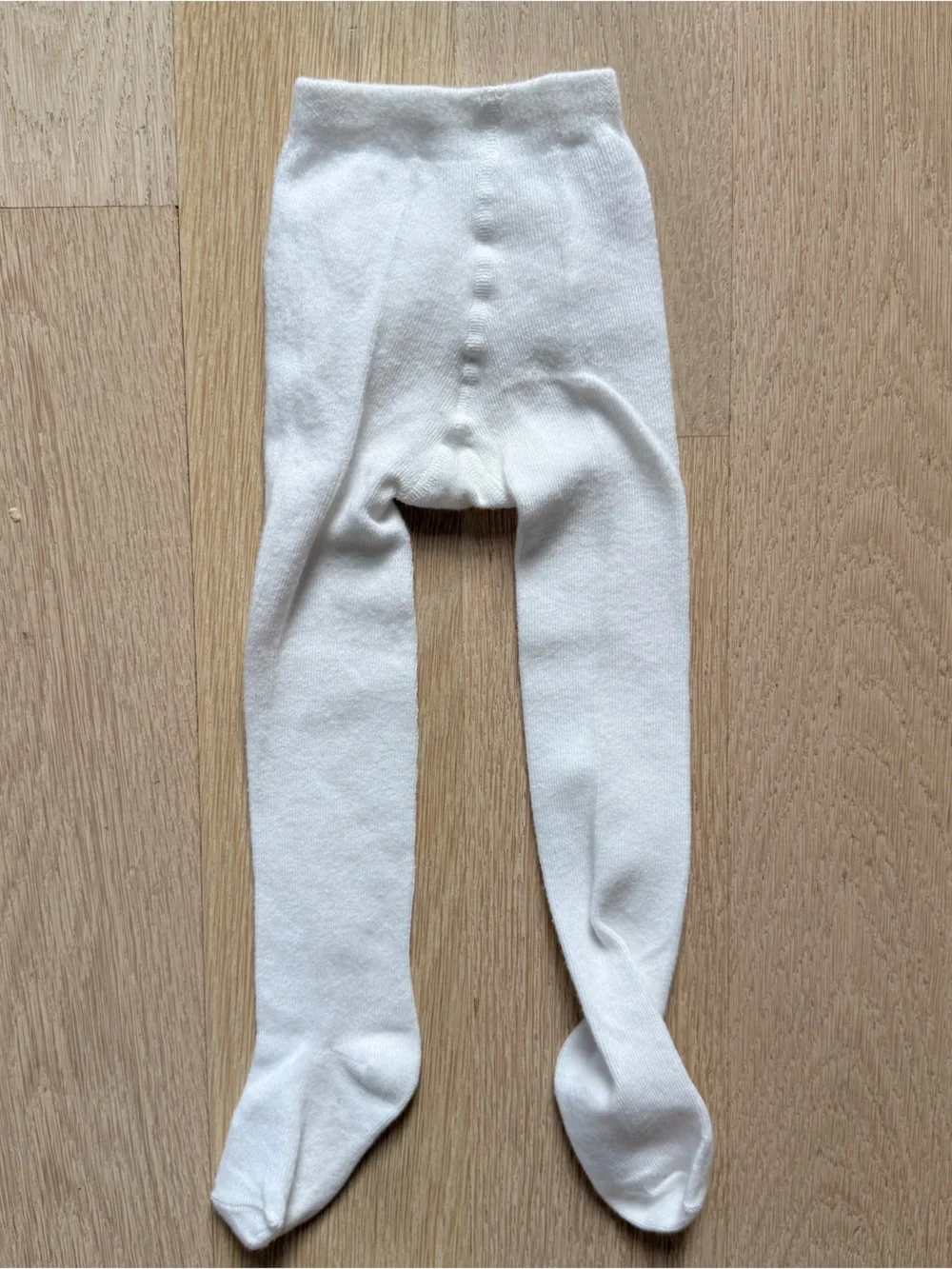 Janie and Jack White Ruffle Tights 6-12M
